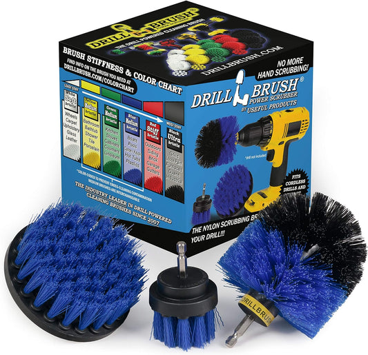 Kayak Cleaning Kit – Boat Drill Brush Set 