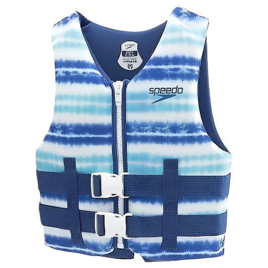 Youth Life Jacket Vest - Blue Tie-Dye