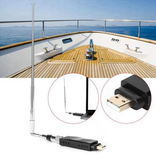 Marine Boat AIS Receiver with USB Output AR-10 Marine Boat Dual Channel Abs+Metal