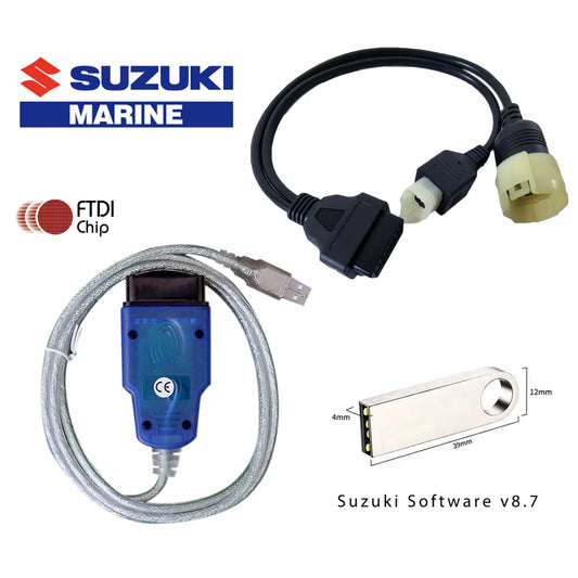 SUZUKI MARINE Outboard Boat Diagnostic CABLE KIT SDS 8.7