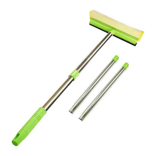 2 in 1 Sponge Car Window Cleaner with 53" Extension Pole